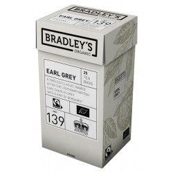 Bradley's ekologiška Juodoji arbata Earl Grey, 25 pakeliai