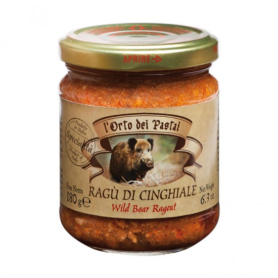 Tradicinis itališkas šernienos ragu (padažas)  l‘Orto dei Pastai, 180 g