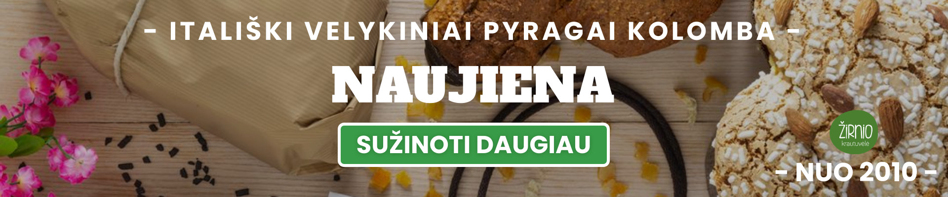 Itališki velykiniai pyragai Kolomba