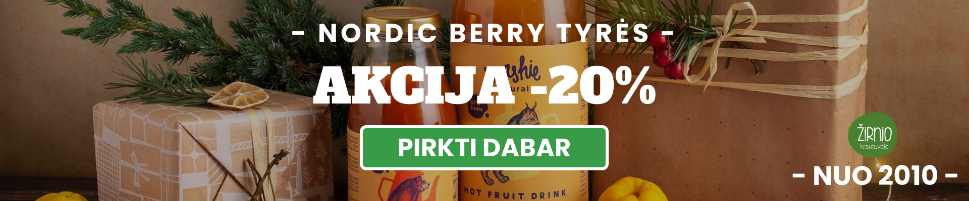 Nordic Berry uogų tyrės