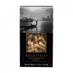 Bella Italia kietųjų kviečių makaronai fussili (spiralės), 500 gr