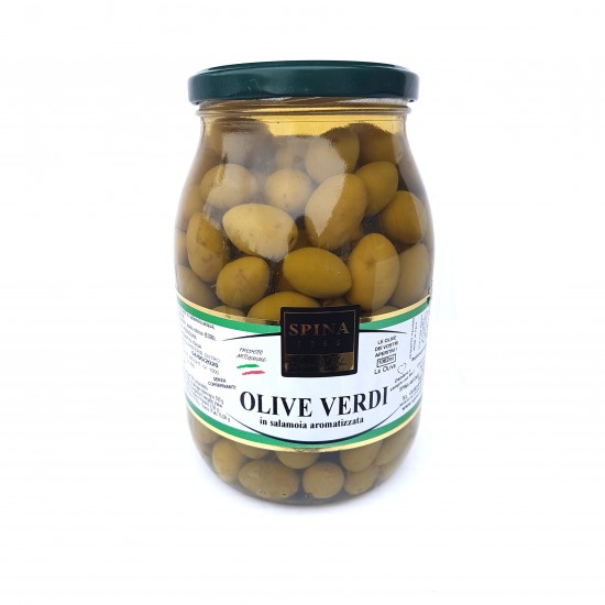 Alyvuogės, žaliosios su kauliukais (pesciolina) 1000 gr Alyvuogės, žaliosios su kauliukais (pesciolina) 1000 gr