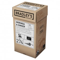 Moringų arbata su imbieru Bradley's, 25 pakeliai