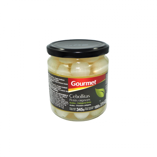 Svogūnėliai GOURMET, 345 gr Svogūnėliai GOURMET, 345 gr