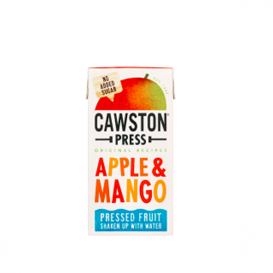 Obuolių ir mango sultys be pridėto cukraus maišytos su šaltinio vandeniu Cawston Press, 200 ml Obuolių ir mango sultys be pridėto cukraus maišytos su šaltinio vandeniu Cawston Press, 200 ml