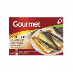 Sardinės marinate GOURMET, 88 gr